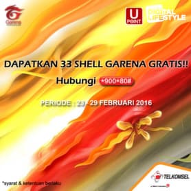 Garena Gratis 33 Shell!