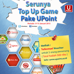 Serunya TopUp Game Pake UPoint