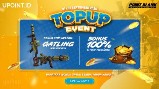 Nikmati 2 Bonus Spesial Point Blank Hanya Top Up di Upoint