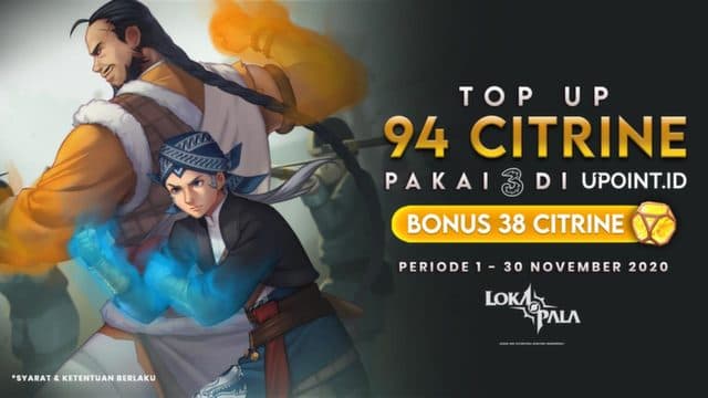 Bonus Citrine Lokapala di Upoint buat Pengguna Three