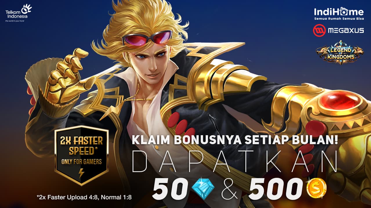 Dapatkan Benefit Spesial Legend of Kingdoms dari Indihome Paket Gamer
