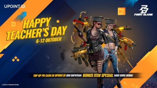 Top Up PB Cash di Upoint Dapat Bonus Skin Graduation