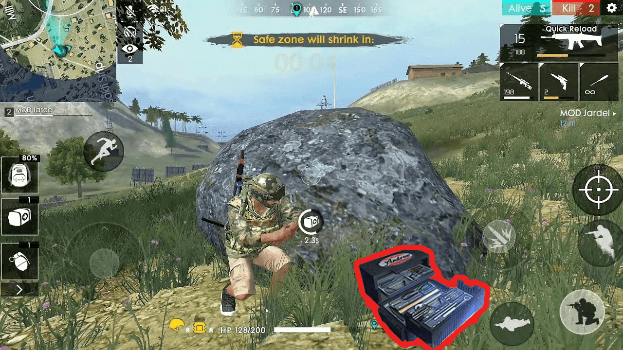 Lokasi Toolbox yang Ada di Map Bermuda Free Fire