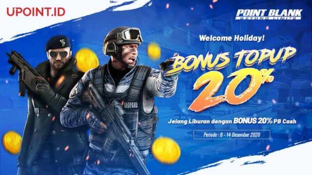 Nikmati Bonus Top Up 20% PB Cash di Upoint