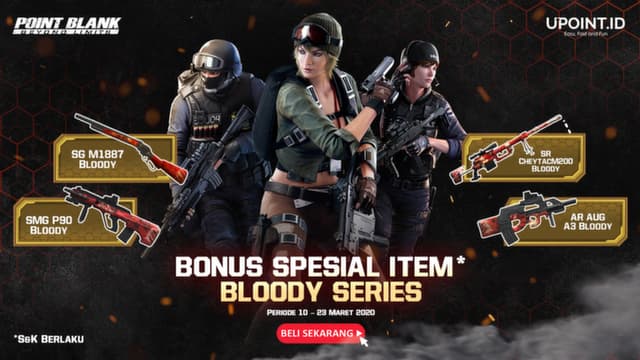Top Up di upoint, Dapatkan Spesial Item Point Blank GRATIS!