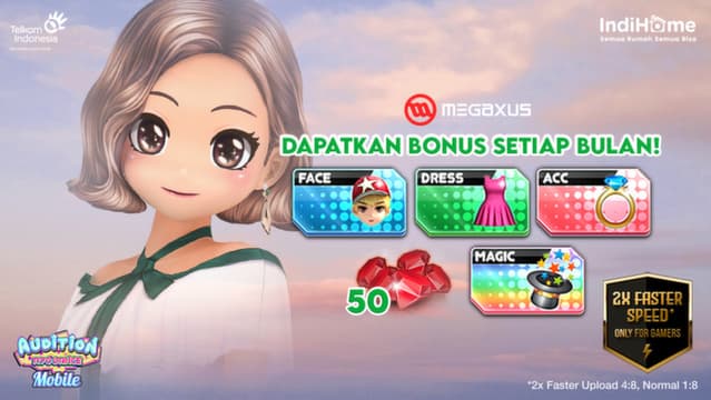 Nikmati serunya main Audition AyoDance Mobile di Indihome Paket Gamer