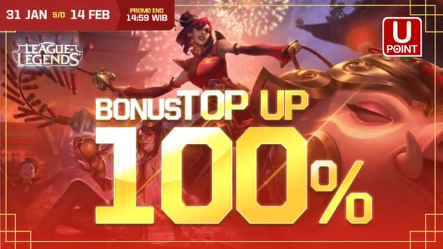 League Of Legends : Bonus Top-up 100%!