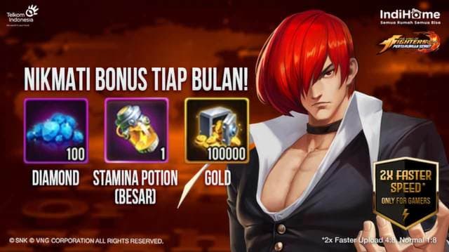 Nikmati Keseruan Main King of Fighter dengan Indihome Paket Gamer