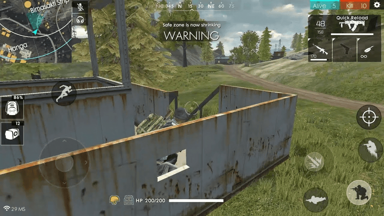 5 Tempat Camper Paling Aman di Map Bermuda Free Fire