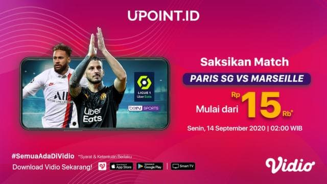 Promo Vidio Pertandingan UEFA Super Cup Hanya 15.000