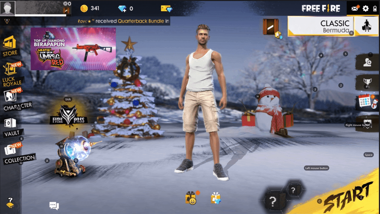 Cara Masuk ke Dalam Advance Server Free Fire