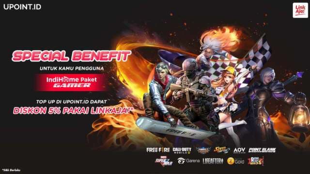 Nikmati Potongan Harga 5% Khusus Pengguna IndiHome Gamer