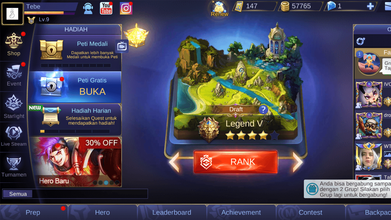 Cara Cepat Mendapatkan Battle Point di Mobile Legends