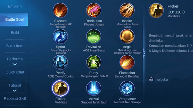 Wajib Tau! Ini 3 Battle Spell Yang Sering di Gunakan Hero Marksman