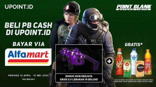 Gratis Minuman Favorit & Item Spesial Point Blank Hanya Top Up di Alfamart
