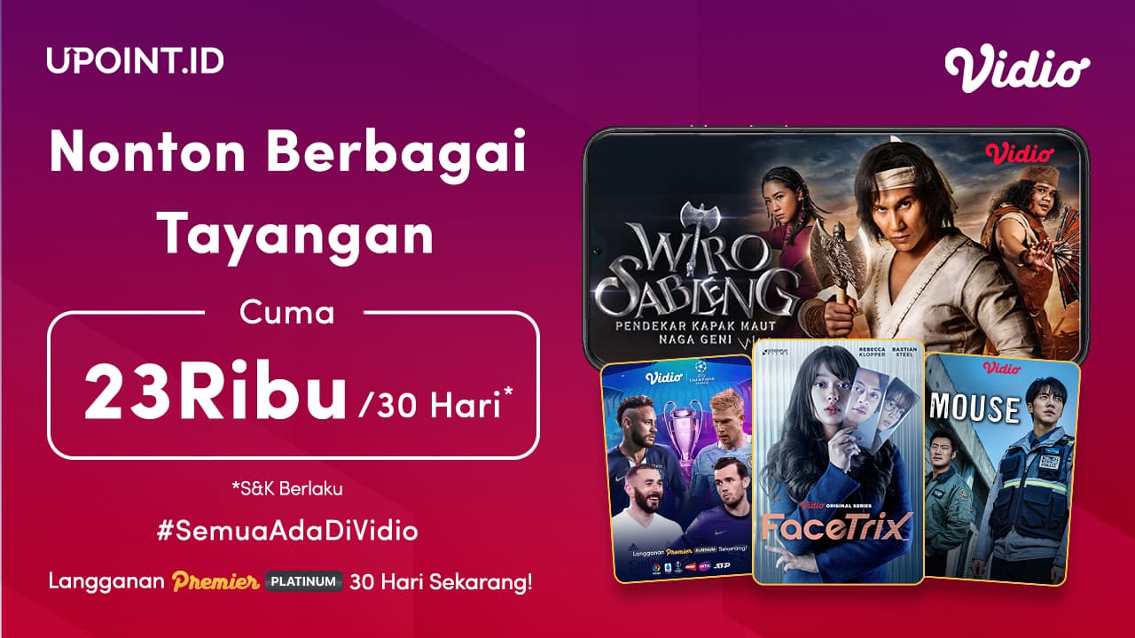 Nonton Berbagai Tayangan Vidio Premier Platinum Cuma 23ribu!