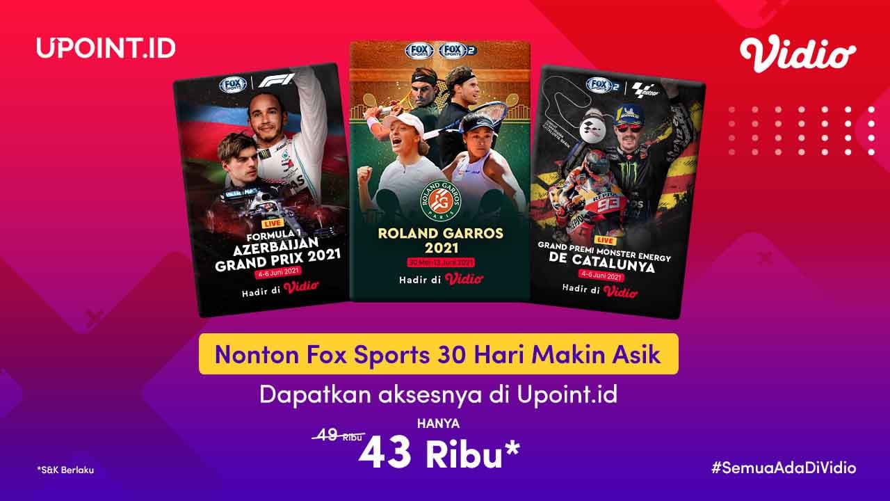 Promo Langganan Vidio Fox Sport Hanya 43ribu!