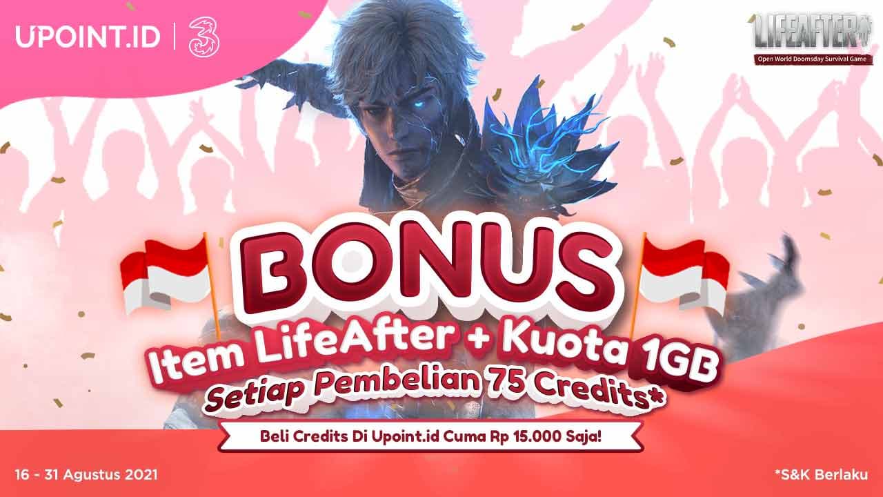 Dapatkan Bonus Item LifeAfter & Kuota Data 1 GB Hanya Top Up di Upoint