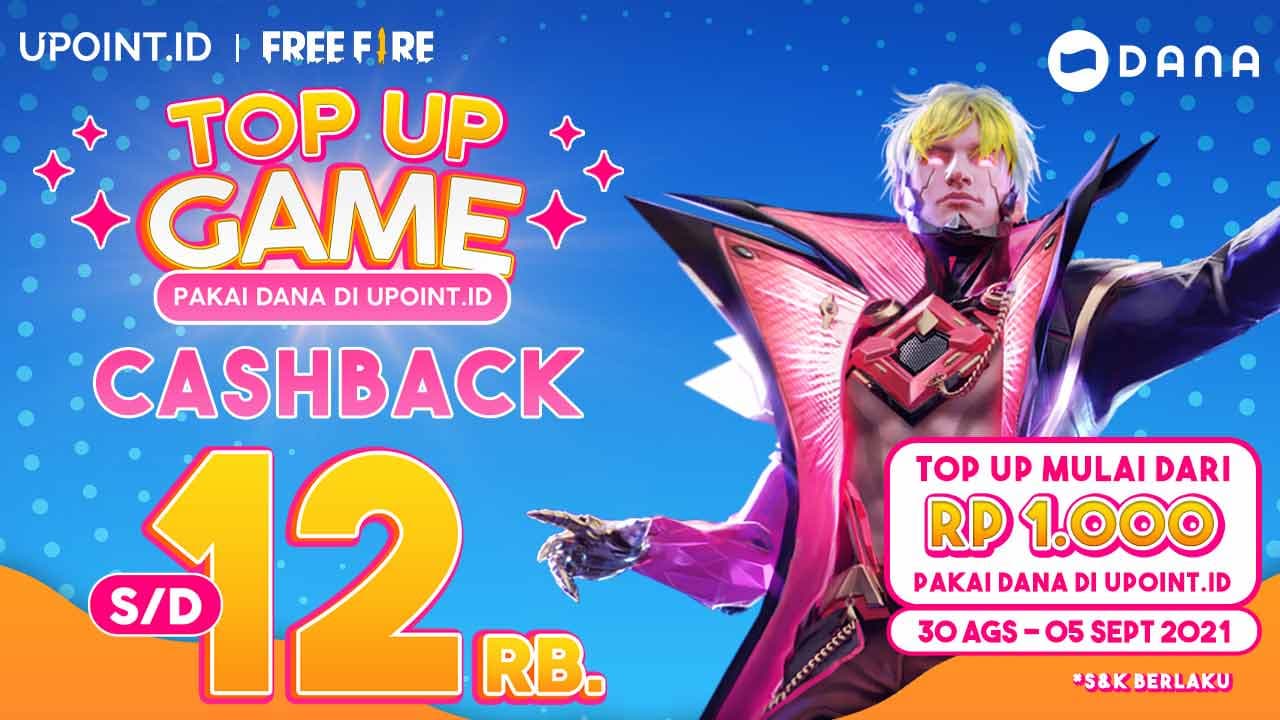 Top Up Game Favorit Kamu di Upoint Dapat Cashback DANA hingga 12 Ribu