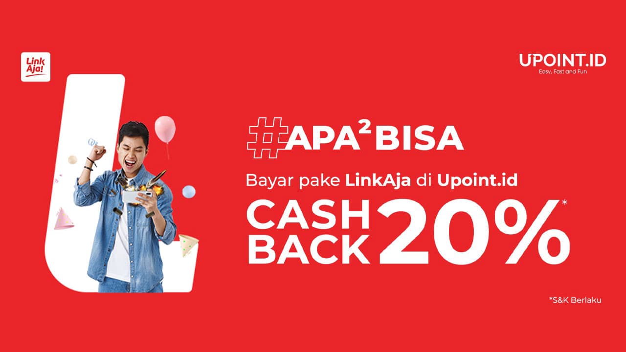 Dapatkan Cashback 20% Hanya Bayar Pakai LinkAja di Upoint