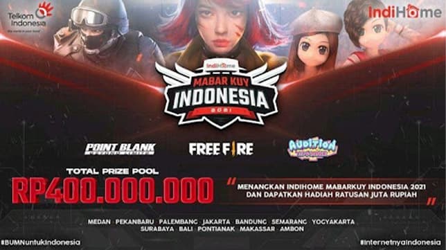 Berhadiah Hingga Ratusan Juta Rupiah, Upoint Dan IndiHome Gelar Kompetisi Esports Bertajuk Mabarkuy Indonesia