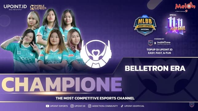 Belletron ERA Tampil Sebagai Juara Turnamen MLBB UPoint Esports Invitational 2021