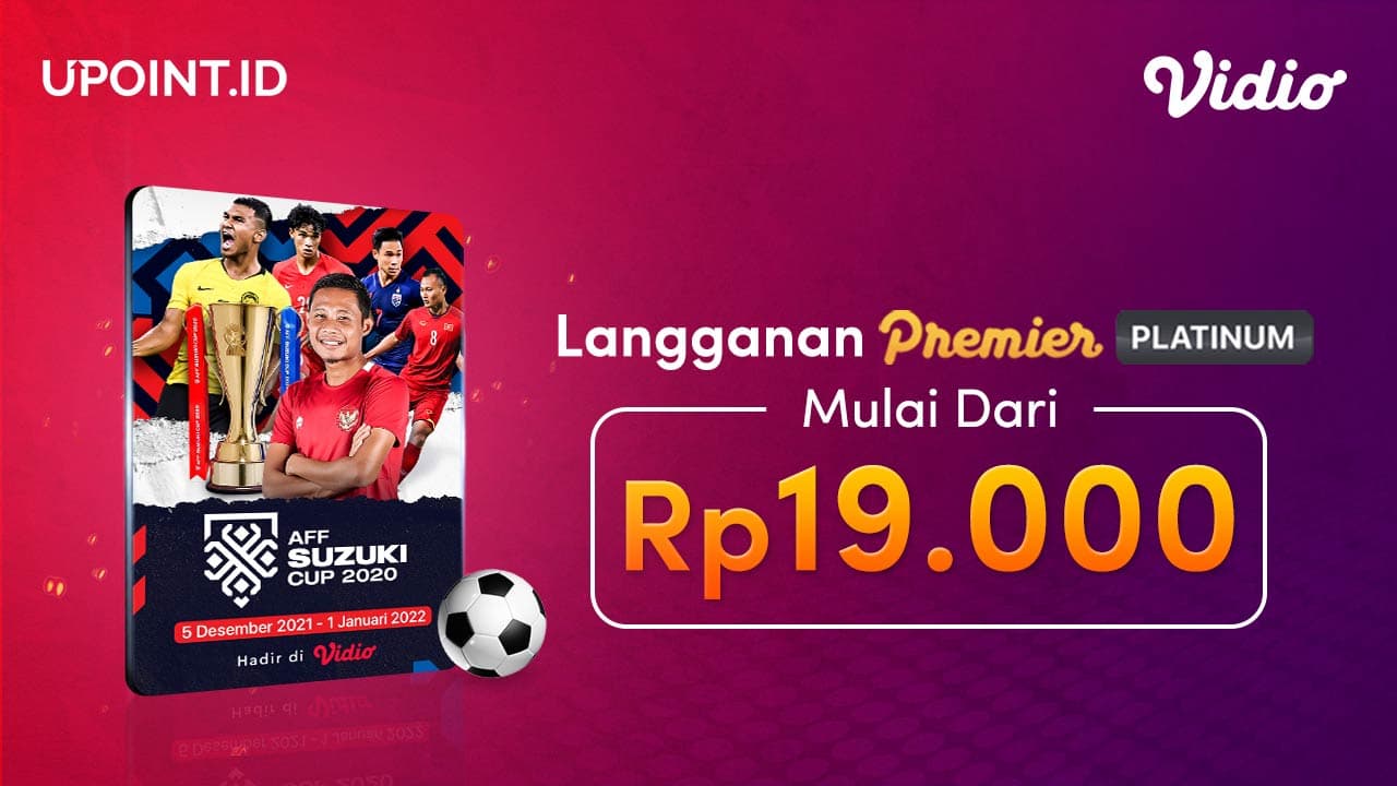 Nonton AFF Suzuki Cup 2020 di Vidio Mulai Dari 19ribu!
