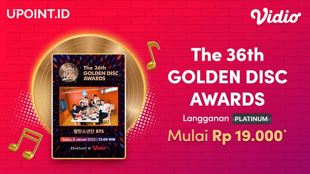 Nonton The 36th Golden Disc Awards di Vidio Mulai Dari 19ribu!