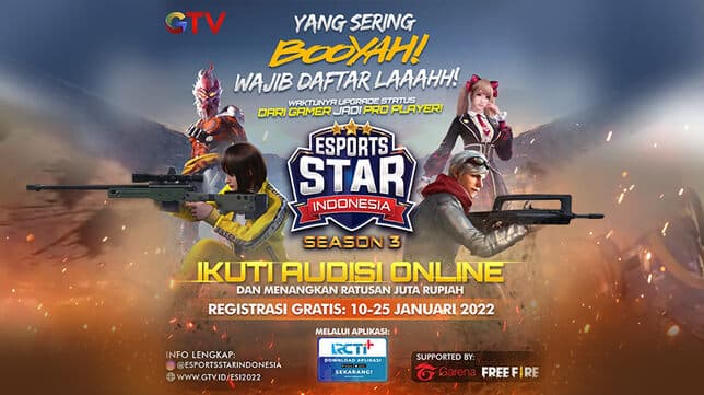 Esports Star Indonesia Season 3 Segera Dimulai, Begini Cara Daftarnya