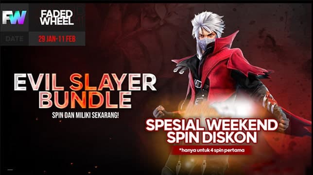 Cara Mendapatkan Bundle Evil Slayer Free Fire