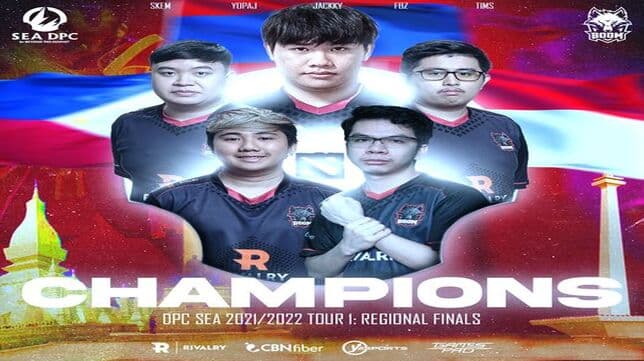 Kalahkan T1 3-1, BOOM Esports Juarai DPC SEA 2021/2022 Tour 1: Regional Finals