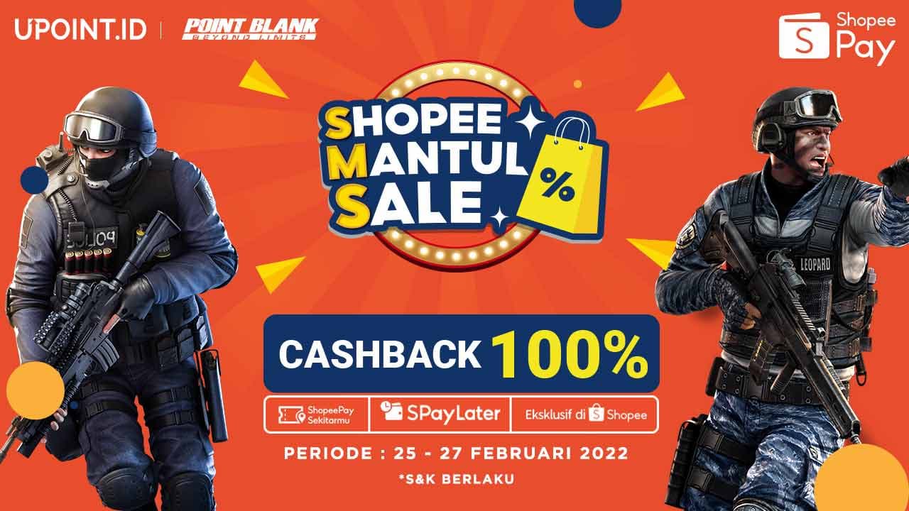 Hanya 2 Hari! Nikmati promo ShopeePay Mantul Sale dengan Top Up Games di UPOINT.ID