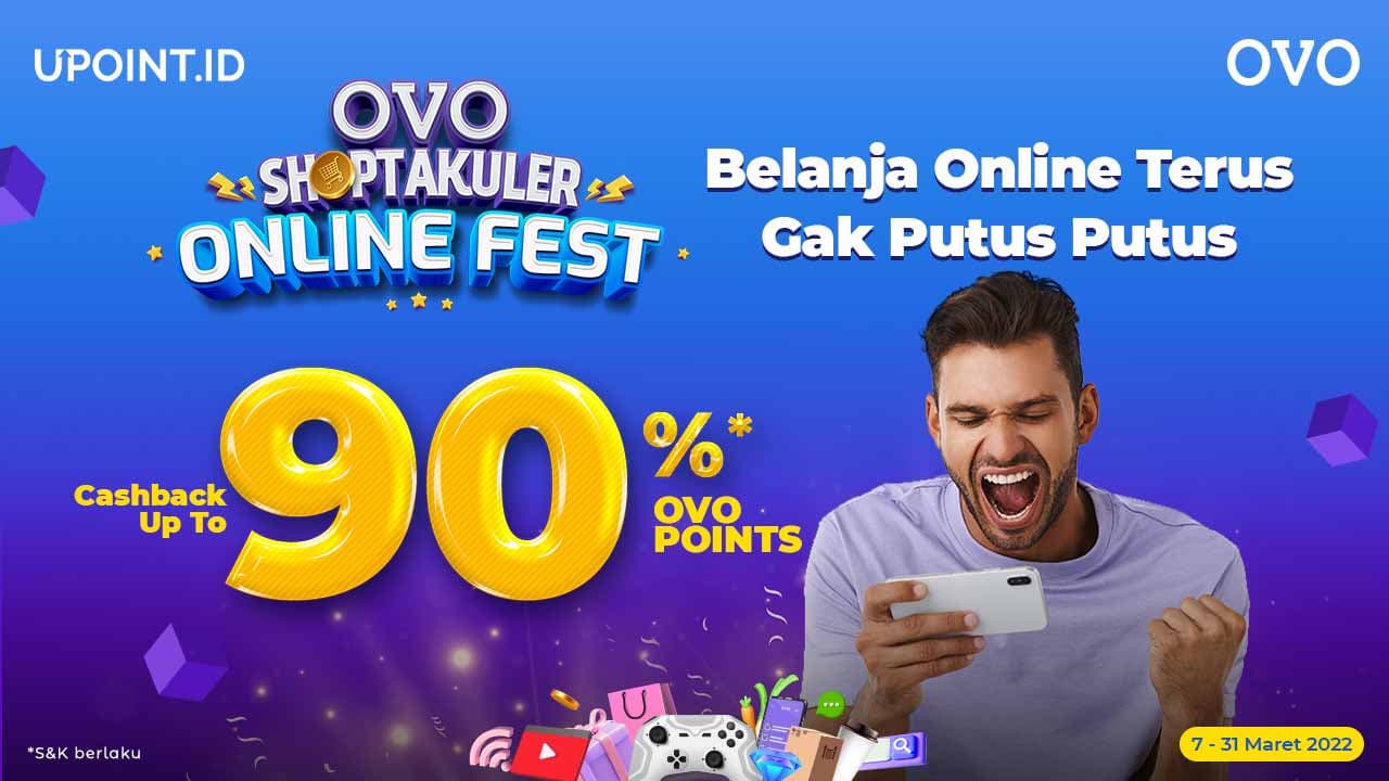 Cashback 90% OVO Points Hanya Top Up Games di UPOINT.ID