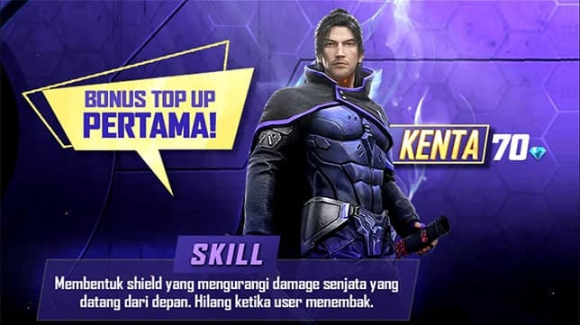 Cara Mendapatkan Karakter Kenta Free Fire, Gratis!