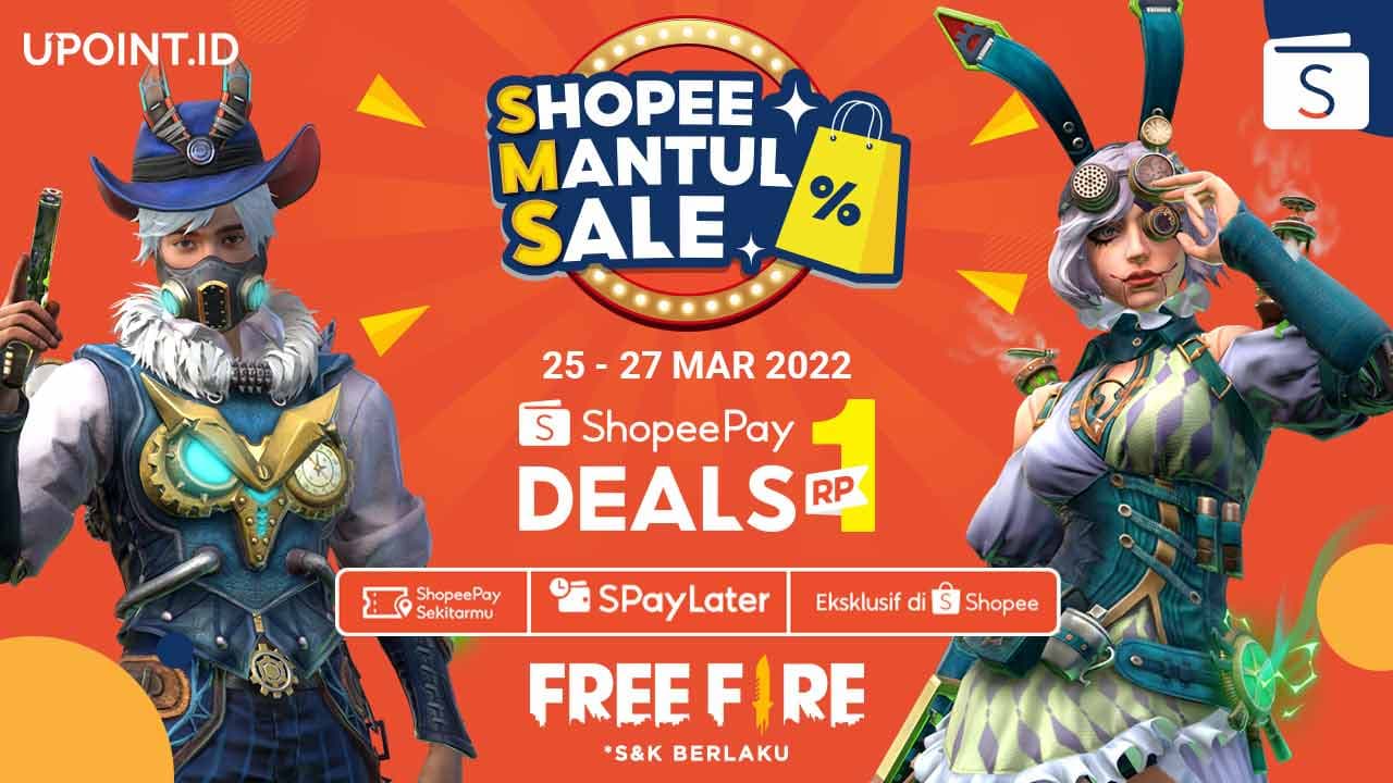 ShopeePay Mantul Sale! Beli Voucher ShopeePay dan Nikmati Cashback hingga 100%