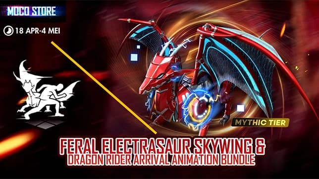 Cara Cepat Mendapatkan Skin Feral Electrasaur Skywing Free Fire