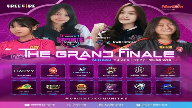 12 Tim Bertarung di Babak Grand Finals Upoint Esports Angels Series Season 2