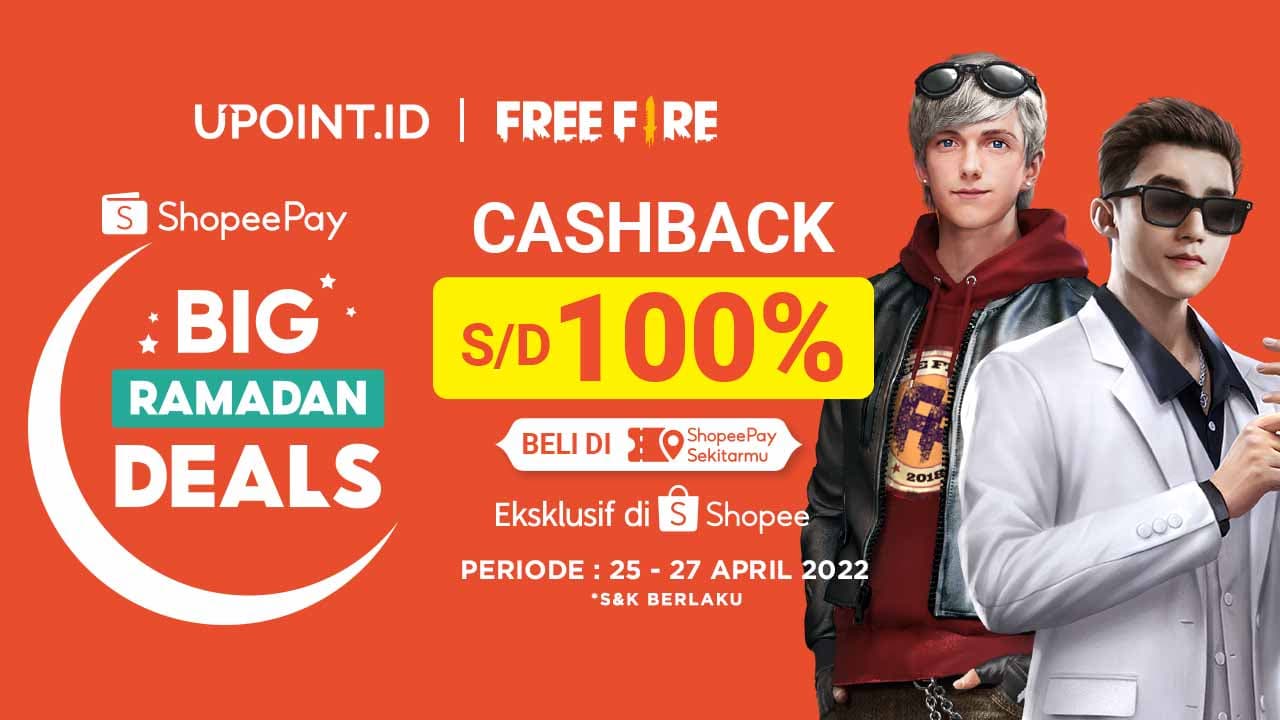 Nikmati ShopeePay Mantul Sale dengan Cashback hingga 100% di UPOINT.ID