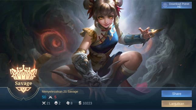 Ampuh! Ini Cara Mudah Dapat Savage di Mobile Legends