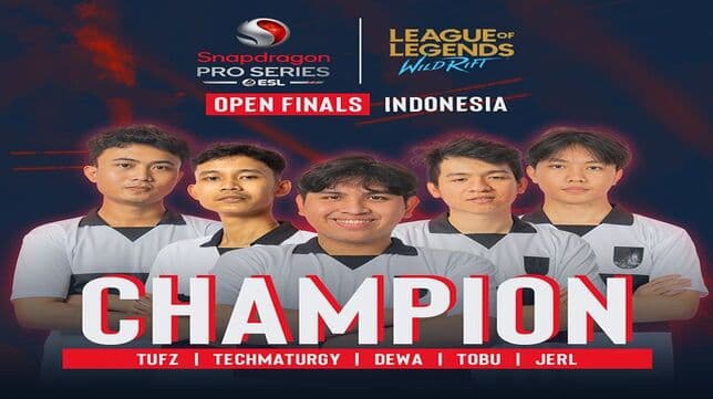 Persis Esports Menangi Wild Rift Snapdragon Pro Series 2022 Indonesia, Jadi Wakil Indonesia di Tingkat Internasional