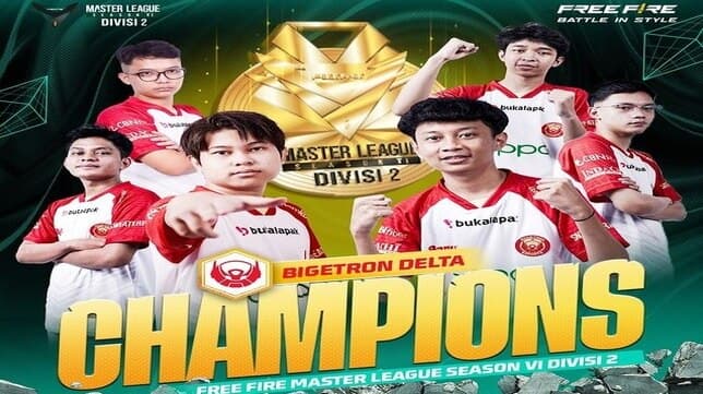 Bigetron Delta Tampil Sebagai Juara FFML Season VI Divisi 2