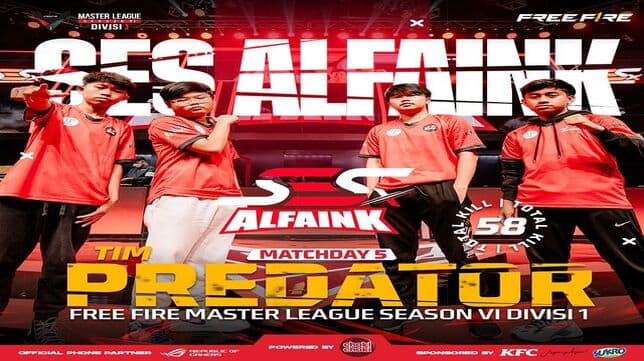 SES Alfaink Menjadi Pemuncak Klasemen Minggu Kedua FFML Season VI Divisi 1