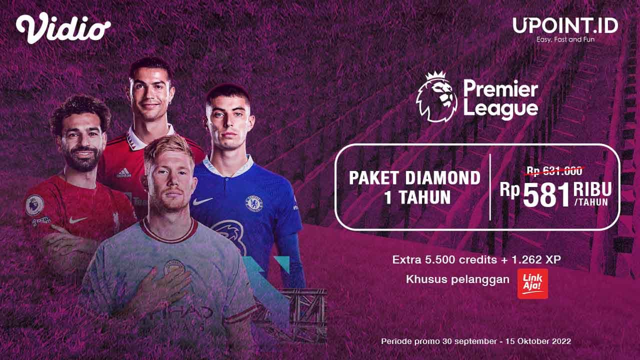 Nonton Premier League di Vidio Mulai Dari Rp 58.500!