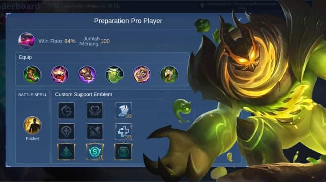 Tank Anti Mati! Ini Build Gloo Terkuat Mobile Legends