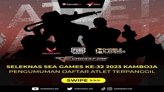 Inilah Daftar Lengkap Pemain Yang Dipanggil ke Seleknas Timnas Esports Indonesia untuk SEA Games 2023
