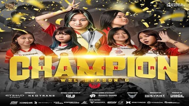 Pertahankan Gelar, Bigetron Era Juarai WSL Season 6