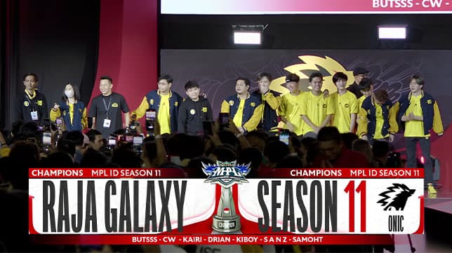 Catat Rekor Baru! ONIC Esports Buat Sejarah Back to Back Juara MPL ID Season 11