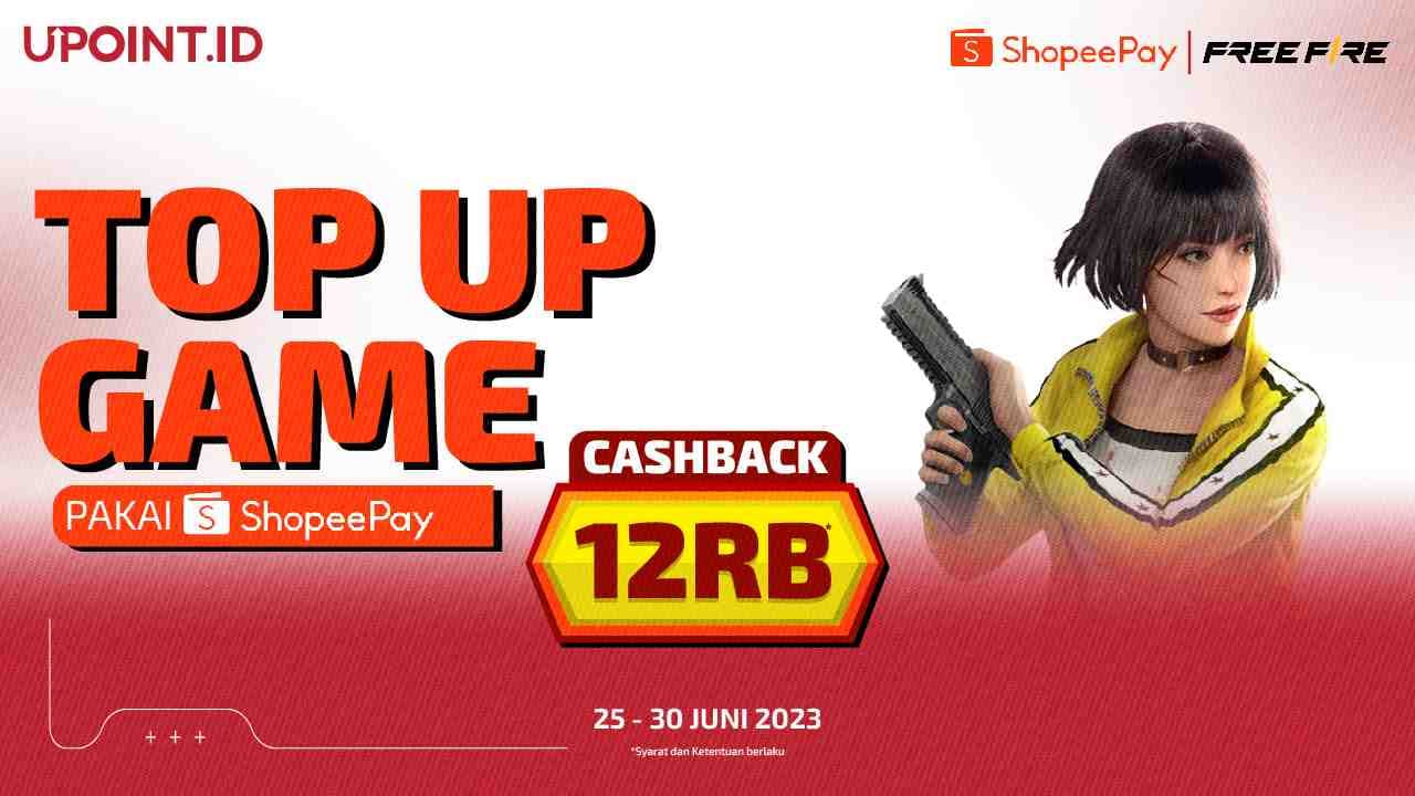 Promo Cashback! Top Up Game Favoritmu pakai ShopeePay di UPOINT.ID