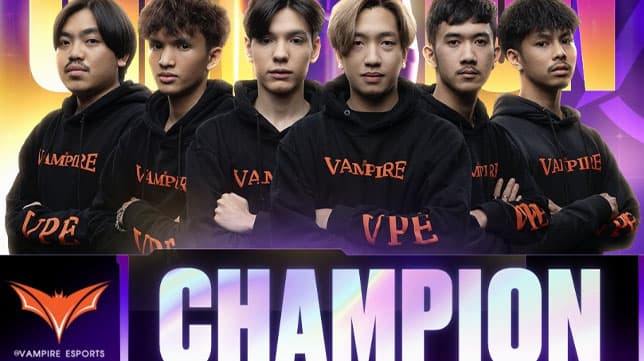 Berhasil Juarai PMWI 2023, Vampire Esports Buktikan Dominasi Thailand!