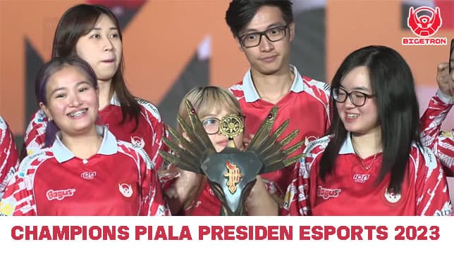 Tak Terkalahkan! Bigetron Era Raih Juara Piala Presiden Esports 2023 MLBB Women